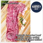 Beef Tenderloin aged chilled Australia STEER young-cattle whole cut brand MIDFIELD +/- 2.5 kg/pc price/kg (eye fillet mignon daging sapi has dalam) PREORDER 2-3 days notice